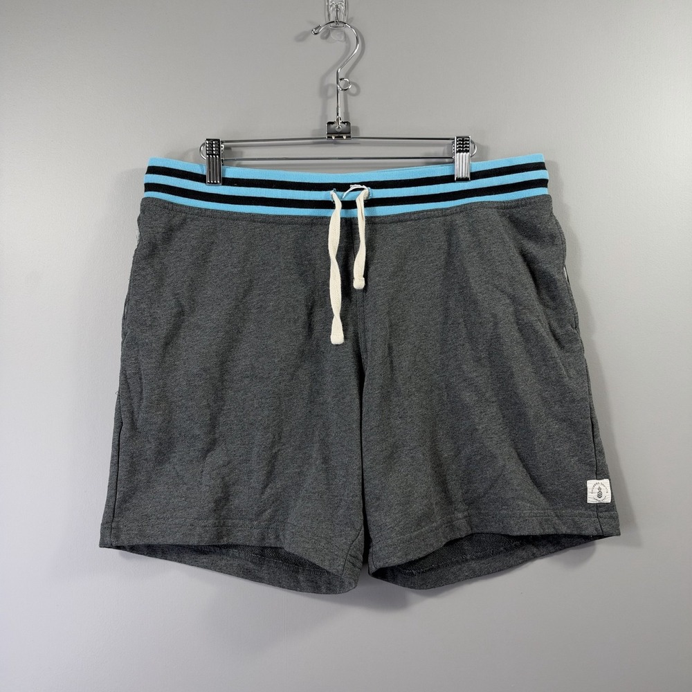Chubbies Shorts Mens Large Gray Sweat Lounge Elastic Waist Pockets 7" Inseam